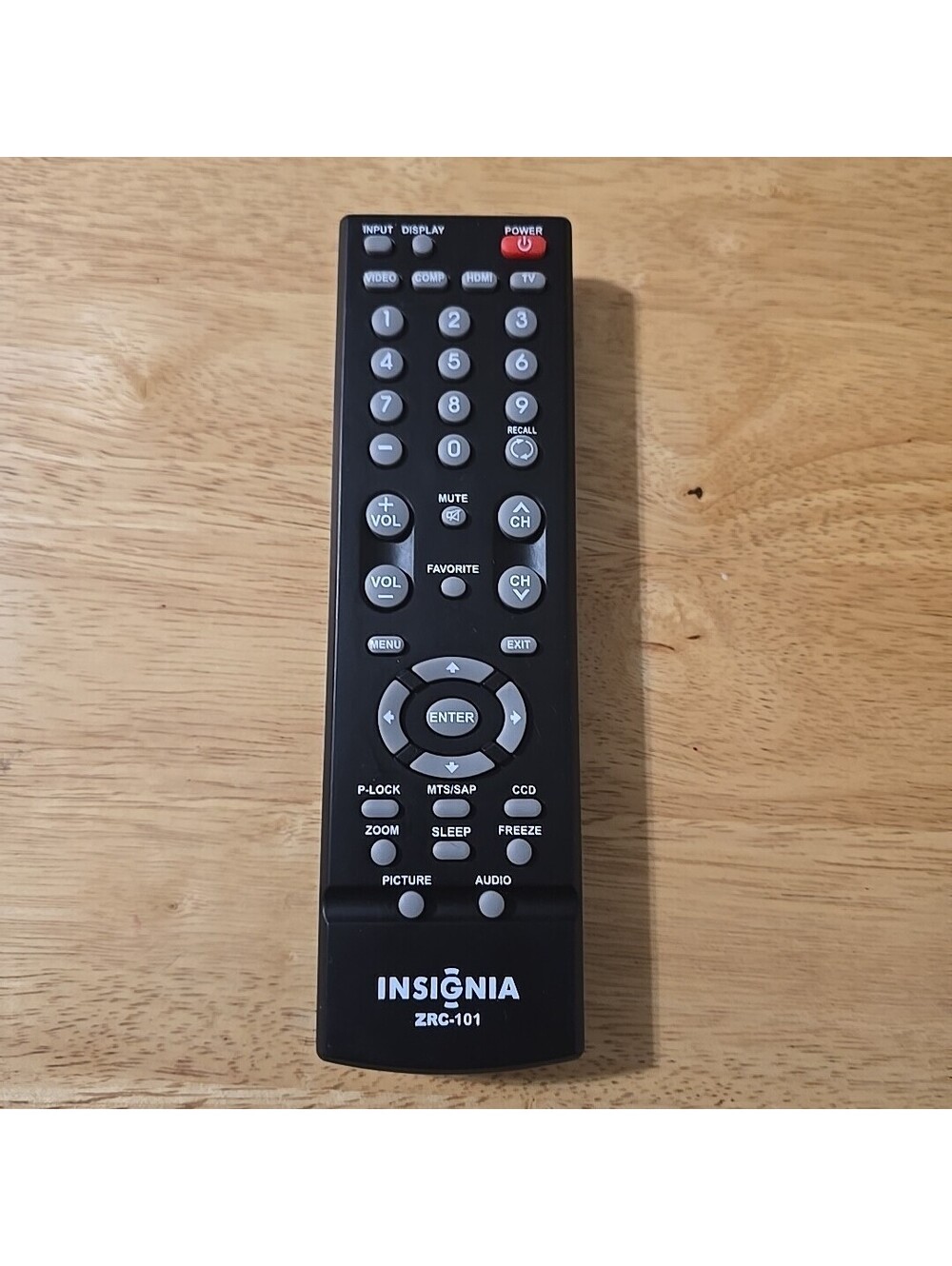 Insignia ZRC-101 Remote Control for TV NS-LCD22-09 NS-LCD32-09 NS-LCD19-09 OEM